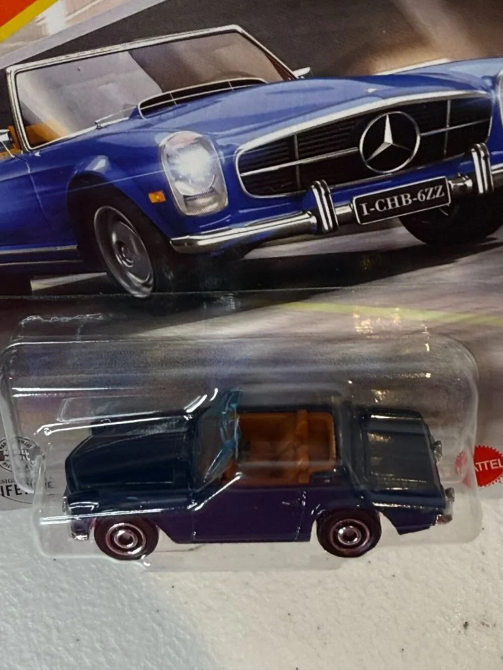 Matchbox 1963 Mercedes-Benz 230 SL Blue 55/125 New